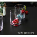 Персонализированная круглая стеклянная вода, стаканы